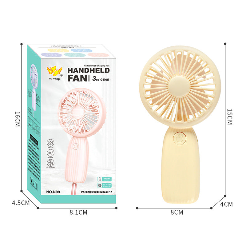 Damen tragbarer Mini-Handventilator mit ergonomischem Griff Brehn