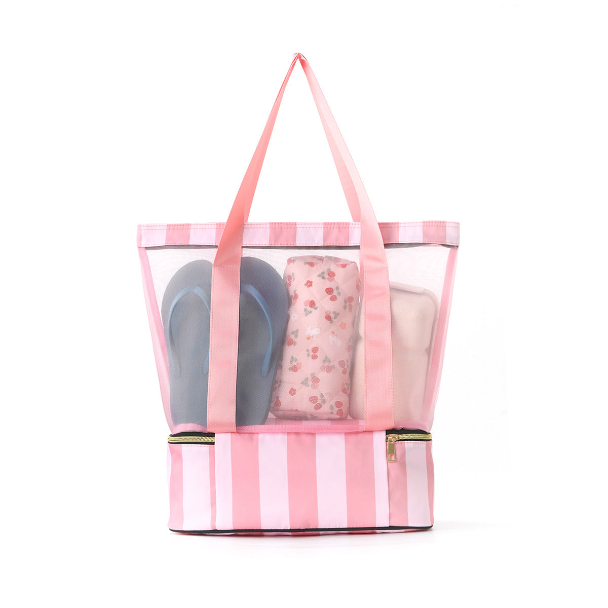 Strandtasche mit Durchlässigem Design und Großem Stauraum Brehn