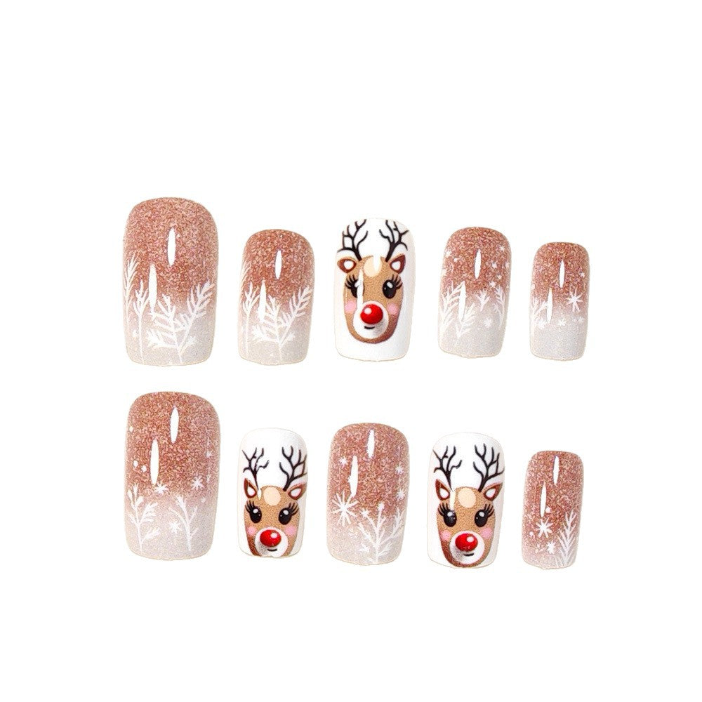 Festlich Thema Press-On Nagelkunst Brehn