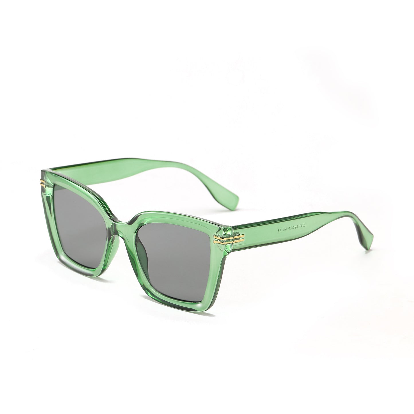 Damen trendige quadratische Sonnenbrille mit elegantem Gestell Brehn