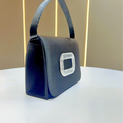 Stilvolle Satin Abendtasche