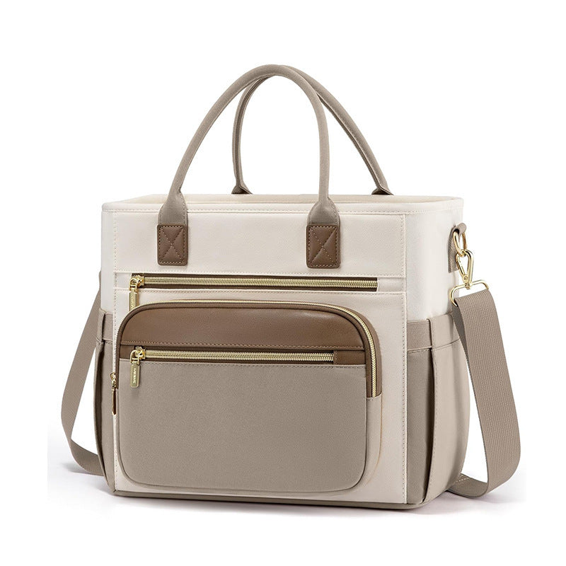 Elegante Freizeit- und Bürotasche mit Abnehmbarem Schultergurt Brehn
