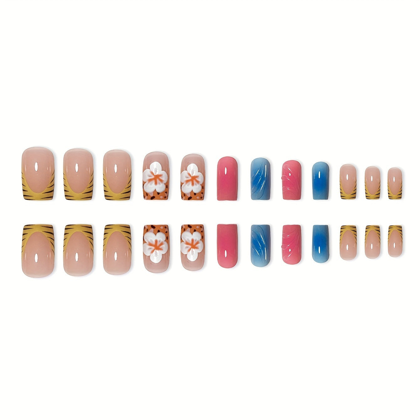 Künstlerisches Acrylnagelkunstdesign Brehn