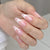 Künstlerisches glattes Press-On Nagelset Brehn