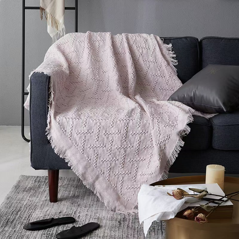 Gewebte Dekorative Wurfdecke