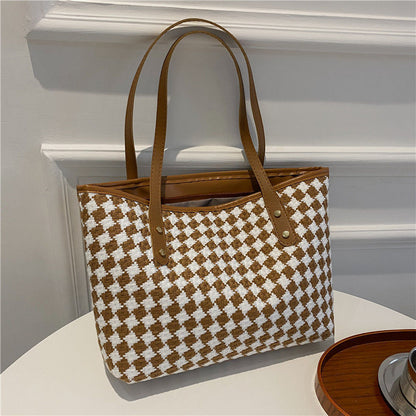 Woven Pattern Strandtasche Brehn