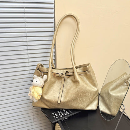 Elegante Handtasche mit floralem Muster