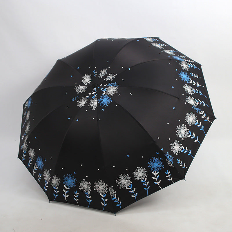 Damen Regenschirm mit floralem Design Brehn