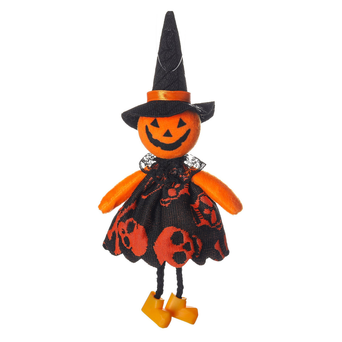 Dekorative Halloween Katze mit Hexenhut