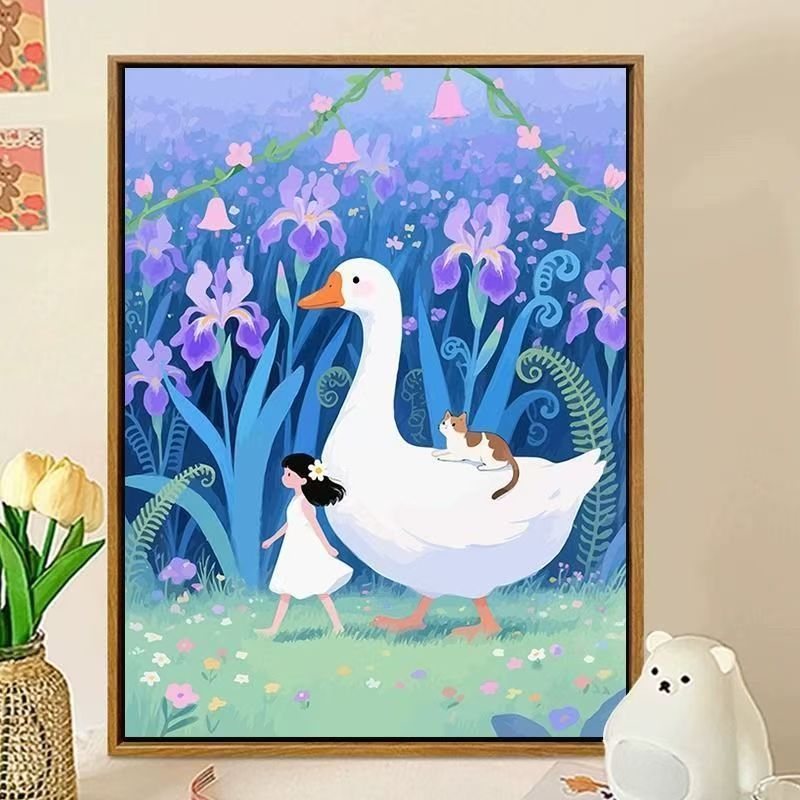 Verspielt Natur Kunst Druck Brehn