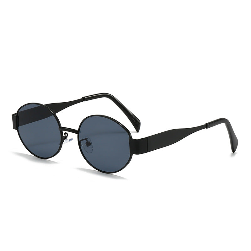 Damen modische ovale Sonnenbrille mit einzigartigem Rahmen Brehn