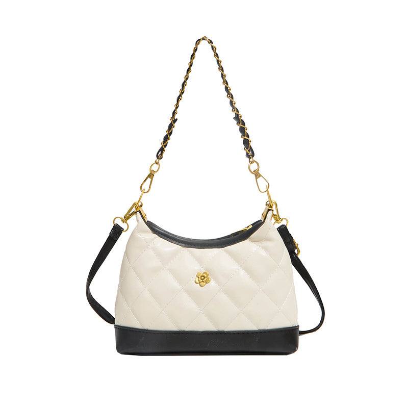 Elegante gesteppte Schultertasche