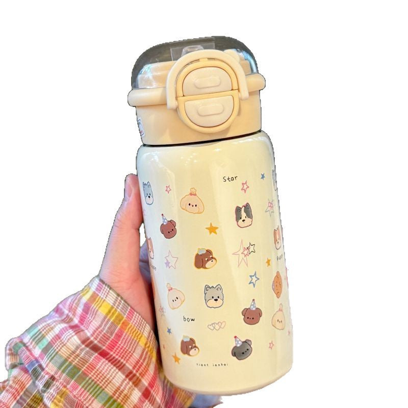 Damen kreative Wasserflasche mit tierischen Motiven Brehn