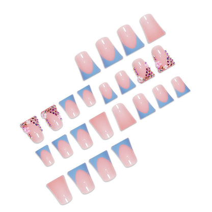 Dekorative Florale Druck-Nagelverzierungen Brehn
