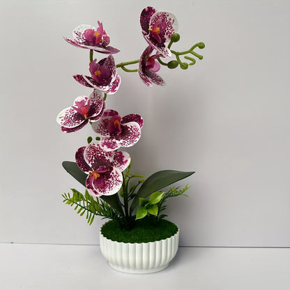 Elegante Faux-Orchideen-Anordnung für die Innendekoration