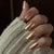 Glänzendes reflektierendes Press-On-Nagelset Brehn