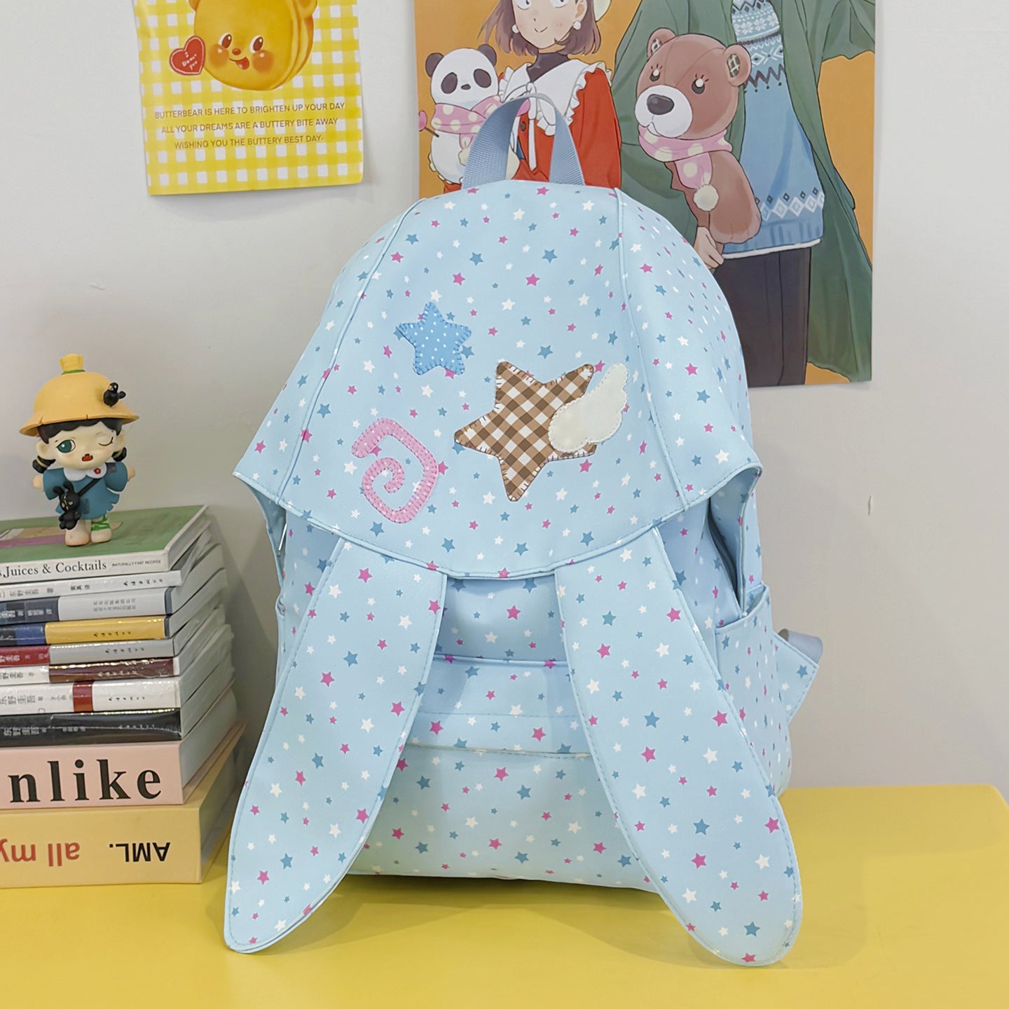 Hübscher Rucksack mit Hasenohren-Muster