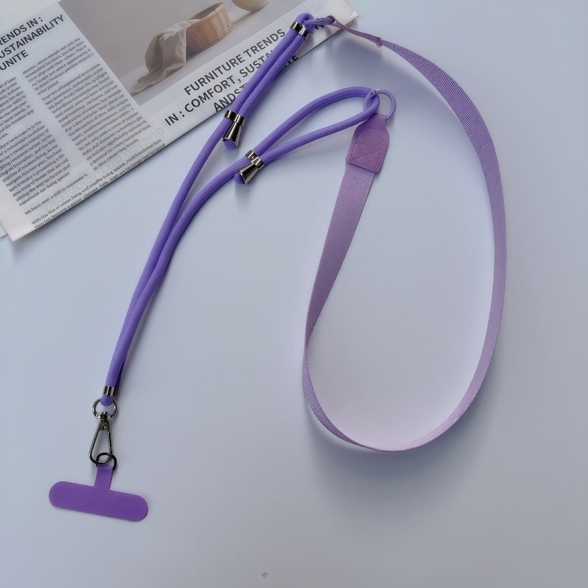 Multifunktionale verstellbare Halskette mit ID-Halter Brehn