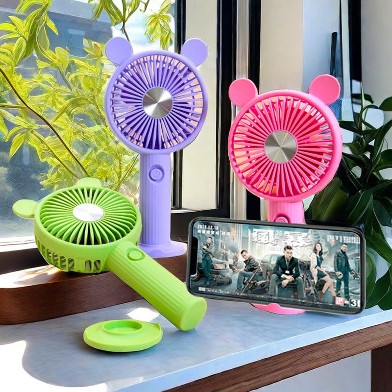 Damen Tragbarer Mini Ventilator mit Tierohren Brehn