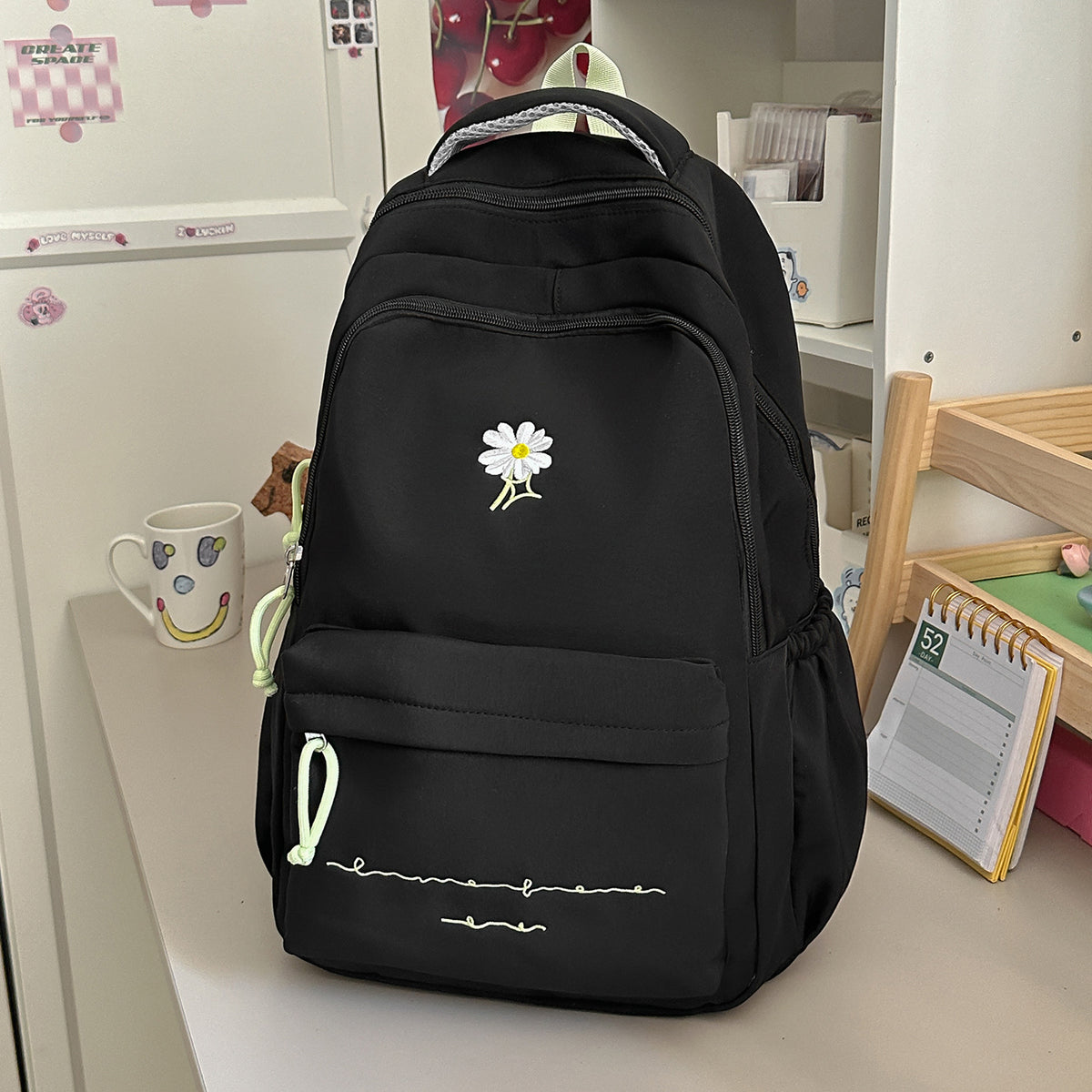 Charmanter Blumenmuster Rucksack Brehn