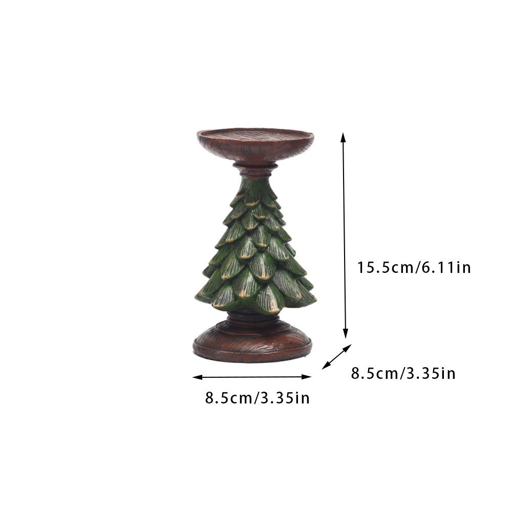 Dekorative Kerzenhalter mit Tannenbaum-Design Brehn