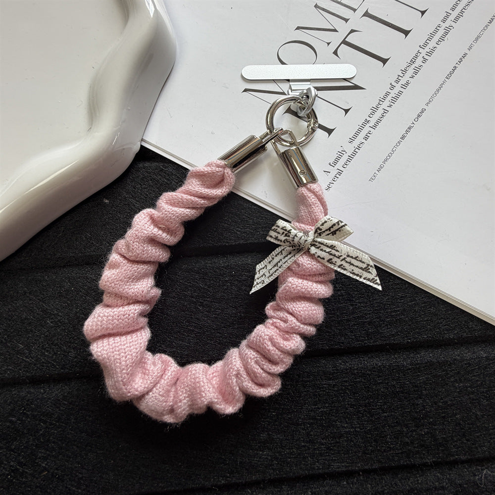 Dekorativer Scrunchie Schlüsselanhänger Halter Brehn