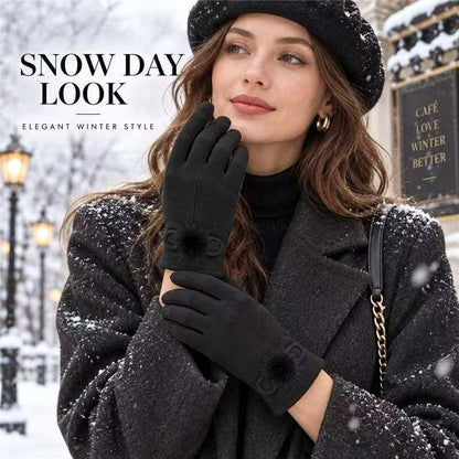 Winter Karomuster Touchscreen Handschuhe Brehn