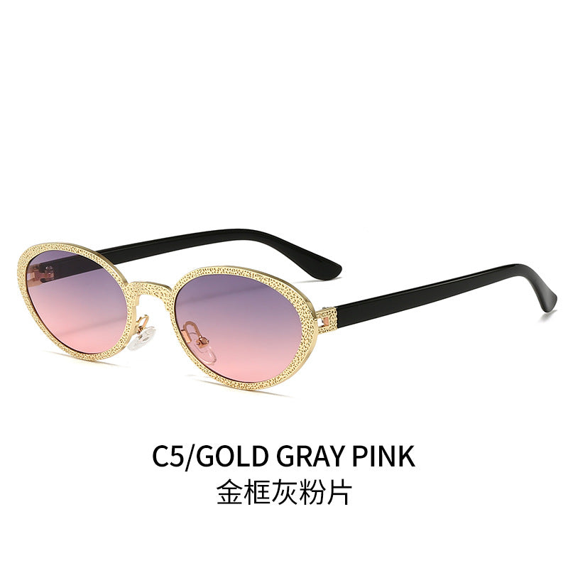 Damen Glamouröse Sonnenbrille mit luxuriösem Schmuckrahmen Brehn