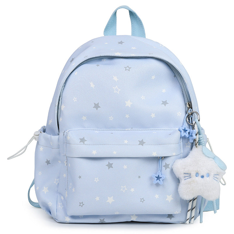 Sternmuster Plüsch Rucksack Brehn