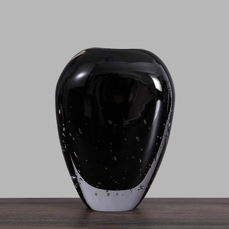 Mundgeblasene eingekapselte Blasen Skulpturalglasvase Brehn