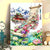 Elegante chinesische Landschaftsrollenkunstdruck Brehn
