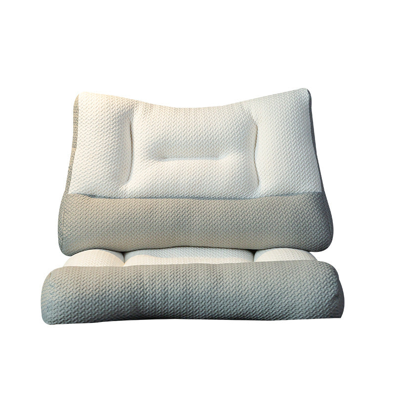 Ergonomisches Nackenstützkissen-Set mit viskoelastischer Konturform und Stützwalze