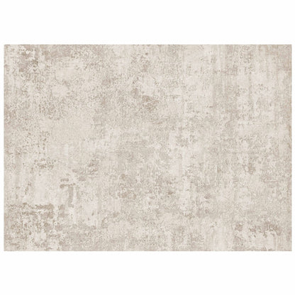 Large Plush Low-Pile Contemporary Distressed-Texture Area Rug