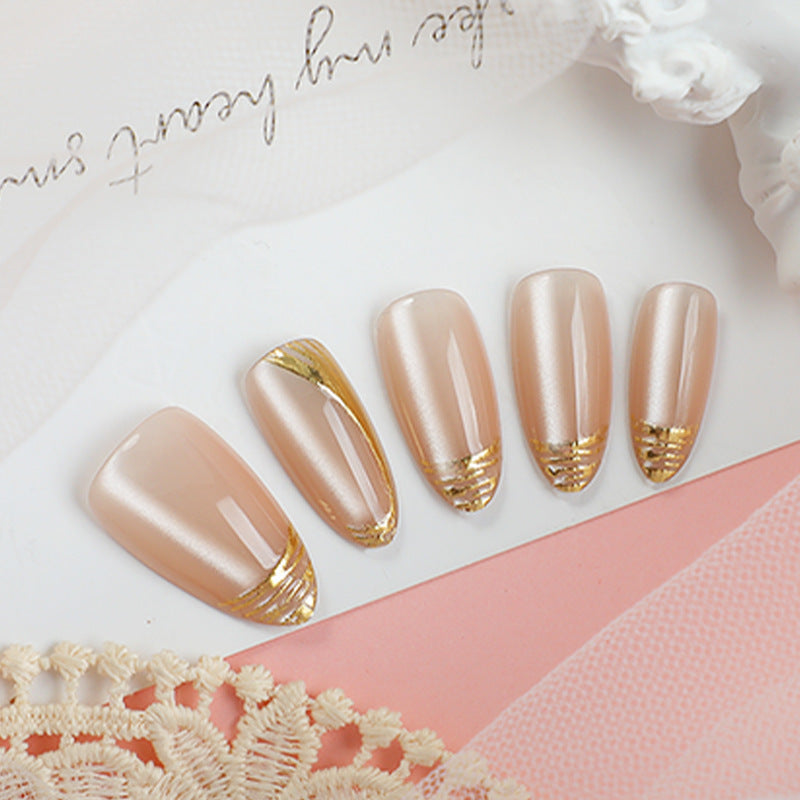 Stylisches Dekoratives Press-On Nagelset Brehn