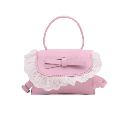 Elegante Rüschenschleifen-Crossbody-Handtasche Brehn