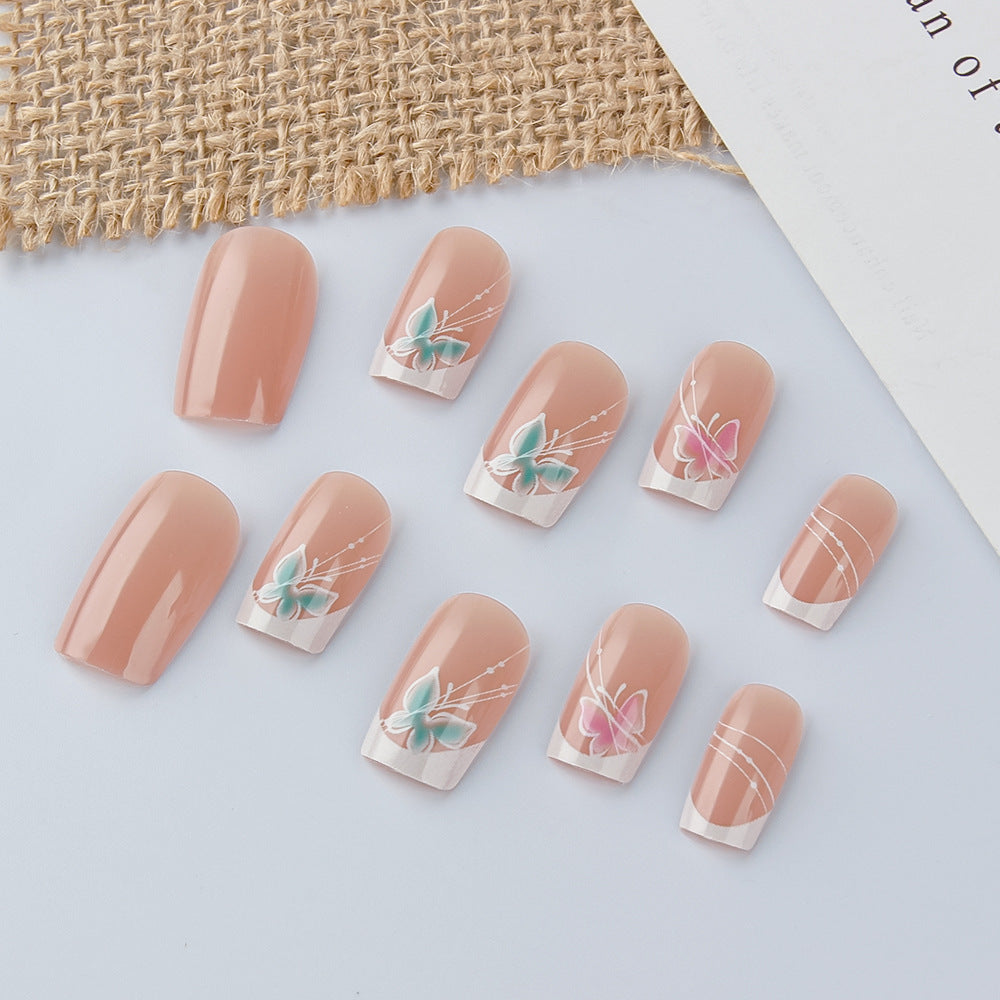 Elegantes Blumen Design Nagelkunst Set Brehn