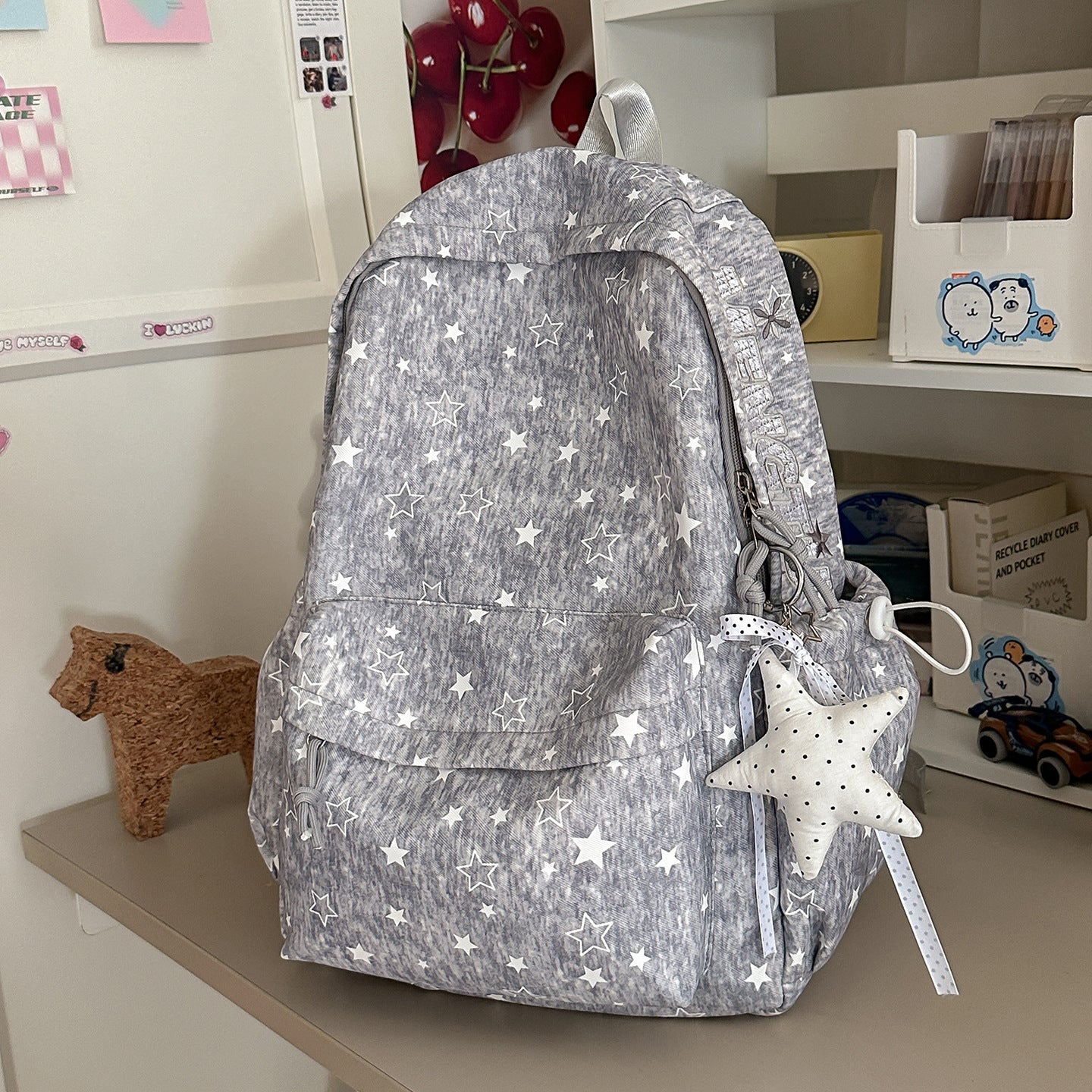 Mehrzweck-Leichter Schulrucksack mit Sternmuster