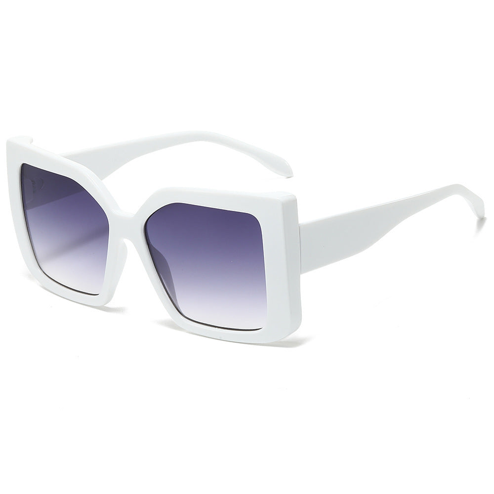 Übergroße geometrische quadratische Sonnenbrille Brehn