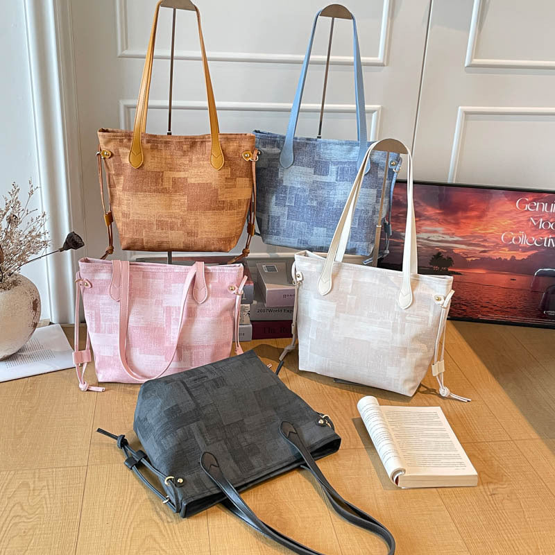 WoTextured Canvas Tote Bag Brehn