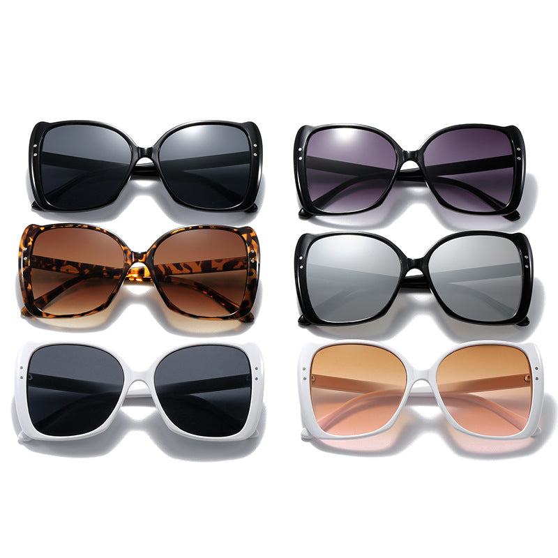Damen oversized Sonnenbrille mit braunem Farbverlauf Brehn