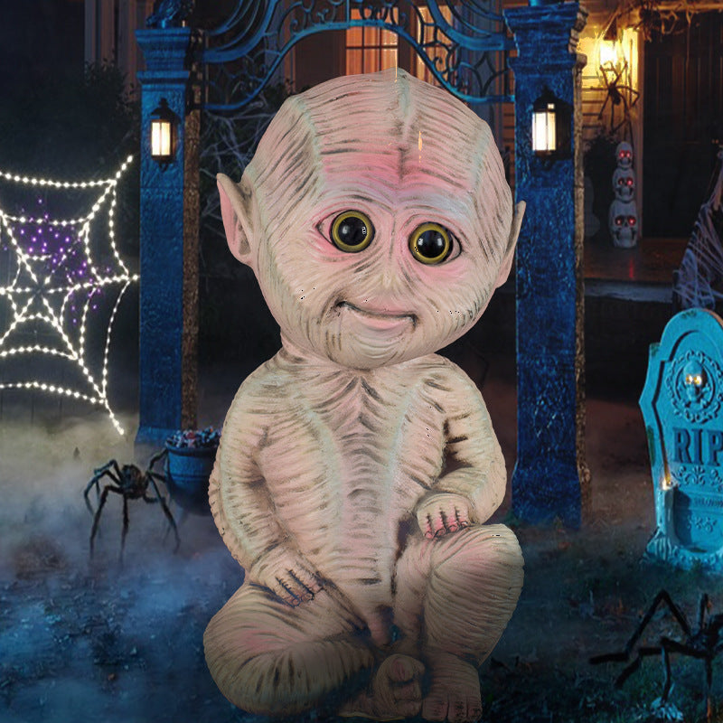 Realistische Baby Alien Figurine Brehn