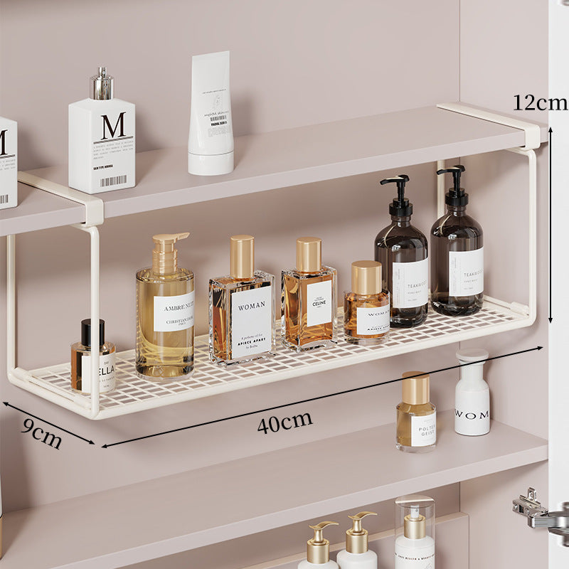 Slim Unterregal Belüftetes Metallgitter Lagertray für Schrank und Kleiderschrank