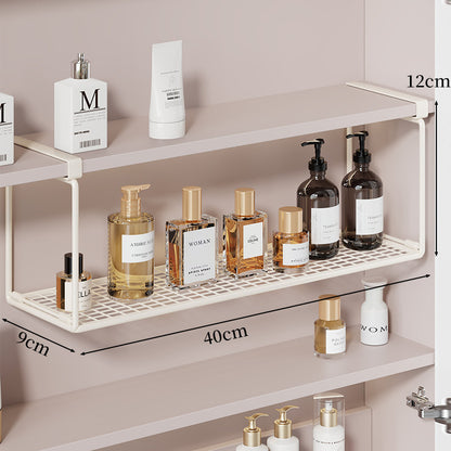 Slim Unterregal Belüftetes Metallgitter Lagertray für Schrank und Kleiderschrank