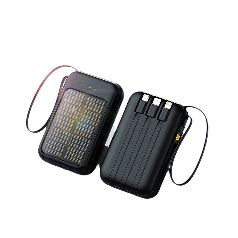 Solar Powerbank mit Mehrfacher Ladefunktion Brehn