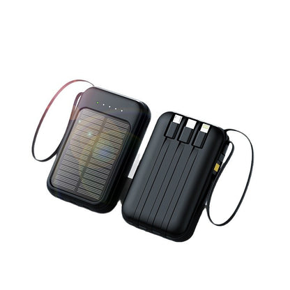 Solar Powerbank mit Mehrfacher Ladefunktion Brehn