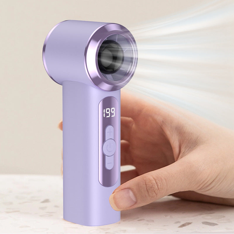 Frauen tragbarer Mini Ventilator mit intelligentem LED-Display Brehn
