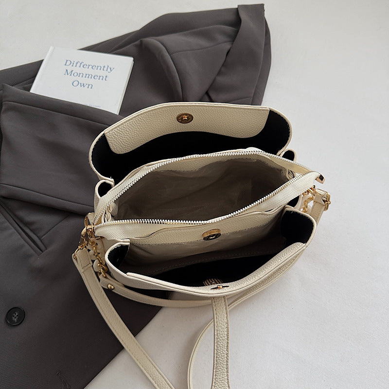 Elegante Leder Handtasche