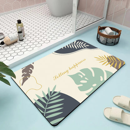 Modern Geometrisches Muster Badematte