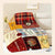 Hogwarts-Themen Fleece-Wurfdecke