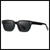 Damen Sonnenbrille im modernen, eleganten Quadratdesign Brehn